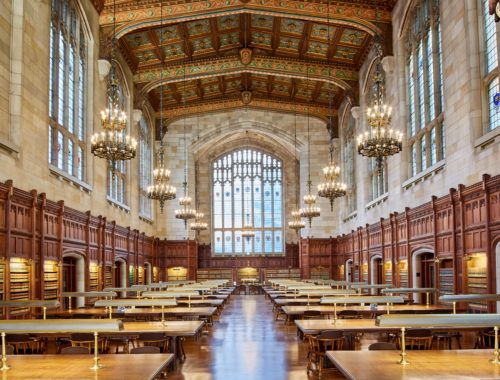 Law school library at the University of Michigan